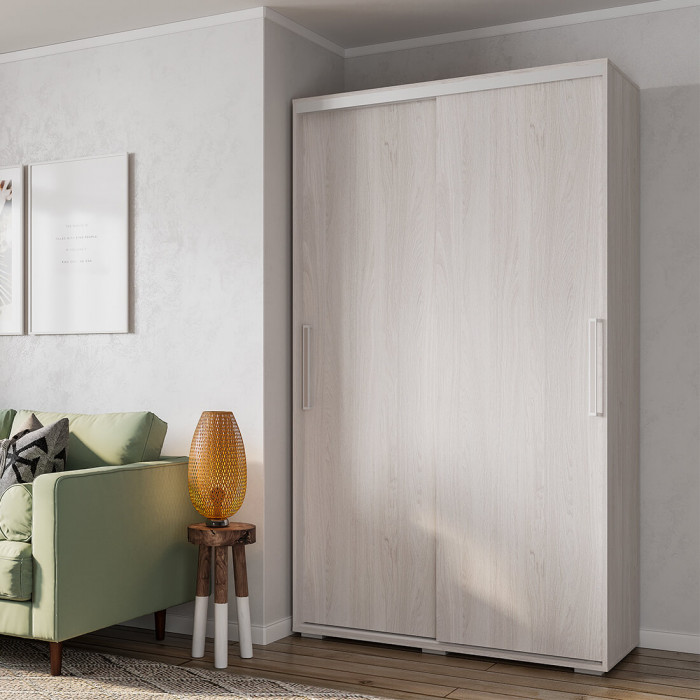 Шкаф-купе "Мебелони" ШКК-11 ясень белый