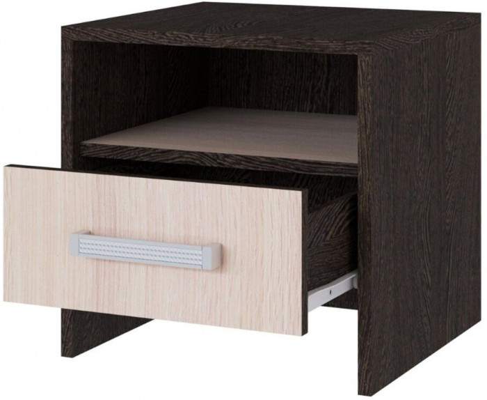 Эрика тумба прикроватная венге/дуб молочный