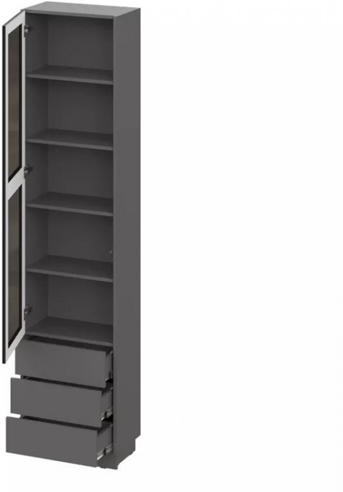 мс Берген ПТС3Я-300 серый графит/софт черный