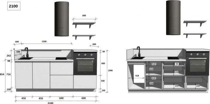 КГ 2100 Эмаль, Белый  Арника РМ в.6