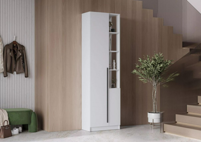 мс Берген ШК_Л-650 белое дерево/белое дерево