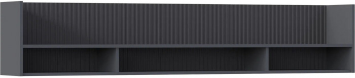 Модульная гостиная Оливия, композиция 3 (Графит, Графит глянец)