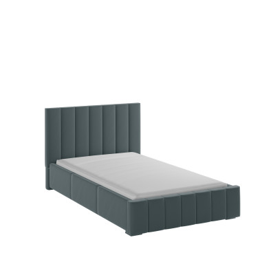 Нега Кровать интерьерная 120 серый, ортопед