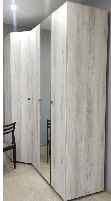 Шкаф для одежды с зеркалом Neo 54, дуб шавиниган