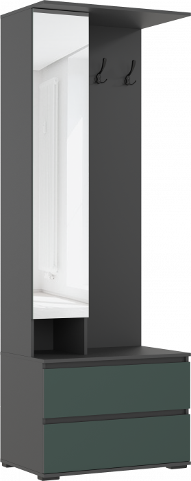 Норд Прихожая, композиция №2, Графит/Изумрудный