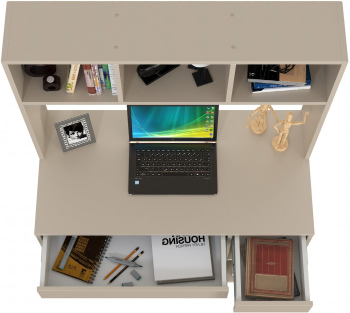 Стол компьютерный Комфорт 12.77F, цвет сатин, ШхГхВ 100х49,8х147 см., универсальная сборка