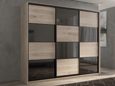 Шкаф-купе Кааппи 13 Кастелло Серый 180х45х230 см