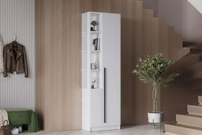 мс Берген ШК_П-650 белое дерево/белое дерево