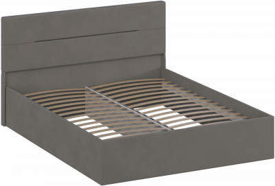 Кровать КР-432-М двуспальная 160, Микровелюр Zeekr-55