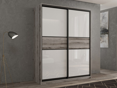 Шкаф-купе Кааппи 11 Эвок Окаменелый 120х45х230 см