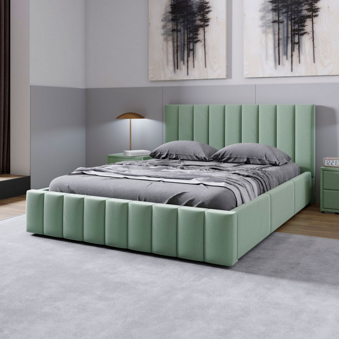 Корпус Нега интерьерной кровати (1,6м) мятный