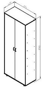 Дельта-2 Шкаф, Салатовый