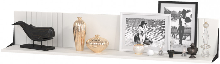 Валенсия Гостиная № 067, ЛДСП белый шагрень/МДФ белый шагрень