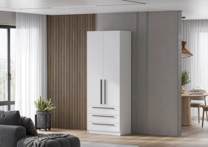 мс Берген ШК3Я-800 белое дерево/белое дерево