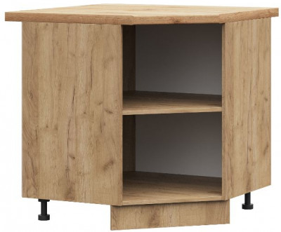 ШНУ 850М корпус шкаф нижн.угл. (770х770х820х474) б/ст дуб крафт золото