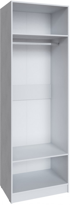 Шкаф Мадрид (0,75) с зеркалом, Белый