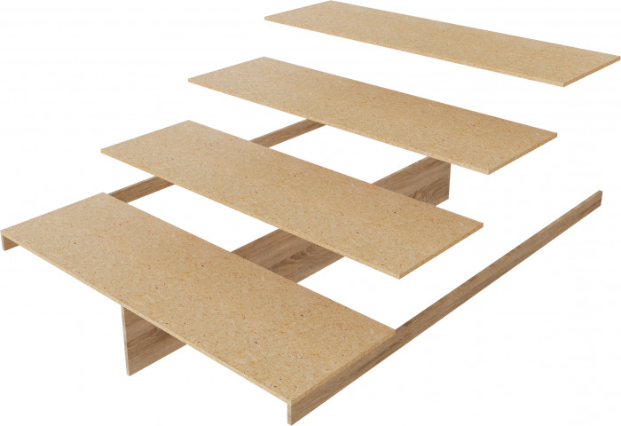 Модульная спальня Ливорно, набор 4, Ясень анкор светлый