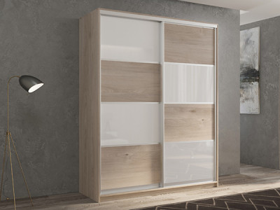 Шкаф-купе Кааппи 14 Кастелло Серый 140х45х230 см