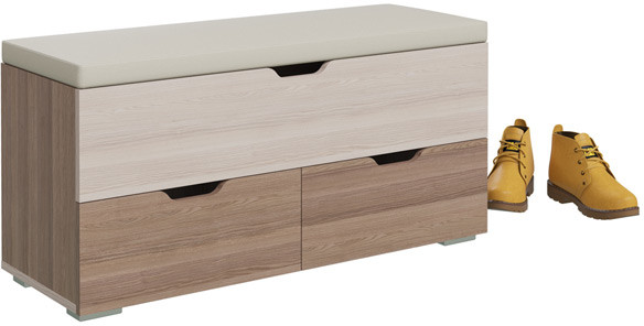 Диван 2-4201Тяс.темсв Флинт, ясень шимо тёмный/ясень шимо светлый