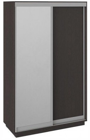 Румер СШК 1.140.70-11.13 Шкаф-купе 2-х дверный (1400x600x2200) (Дуб Сонома, Белый снег/Зеркало)