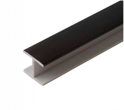 Планка соединительная 180 градусов (для цоколя) черная