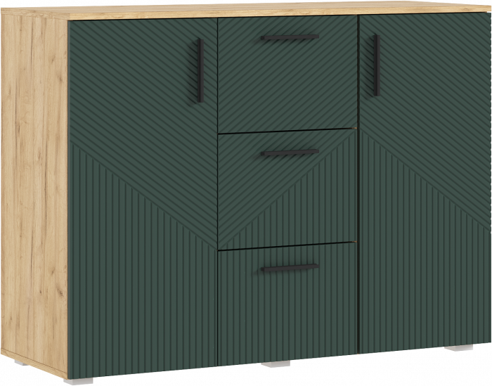 Сильвия Спальня, Браш Мени Грин/Дуб крафт